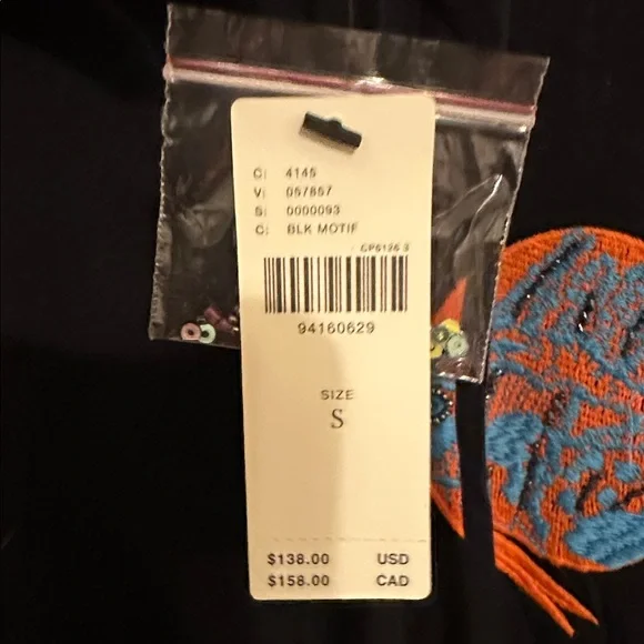 Anthropologie Celandine Sea Life Embroidered Mini Dress - Picture 5 of 7